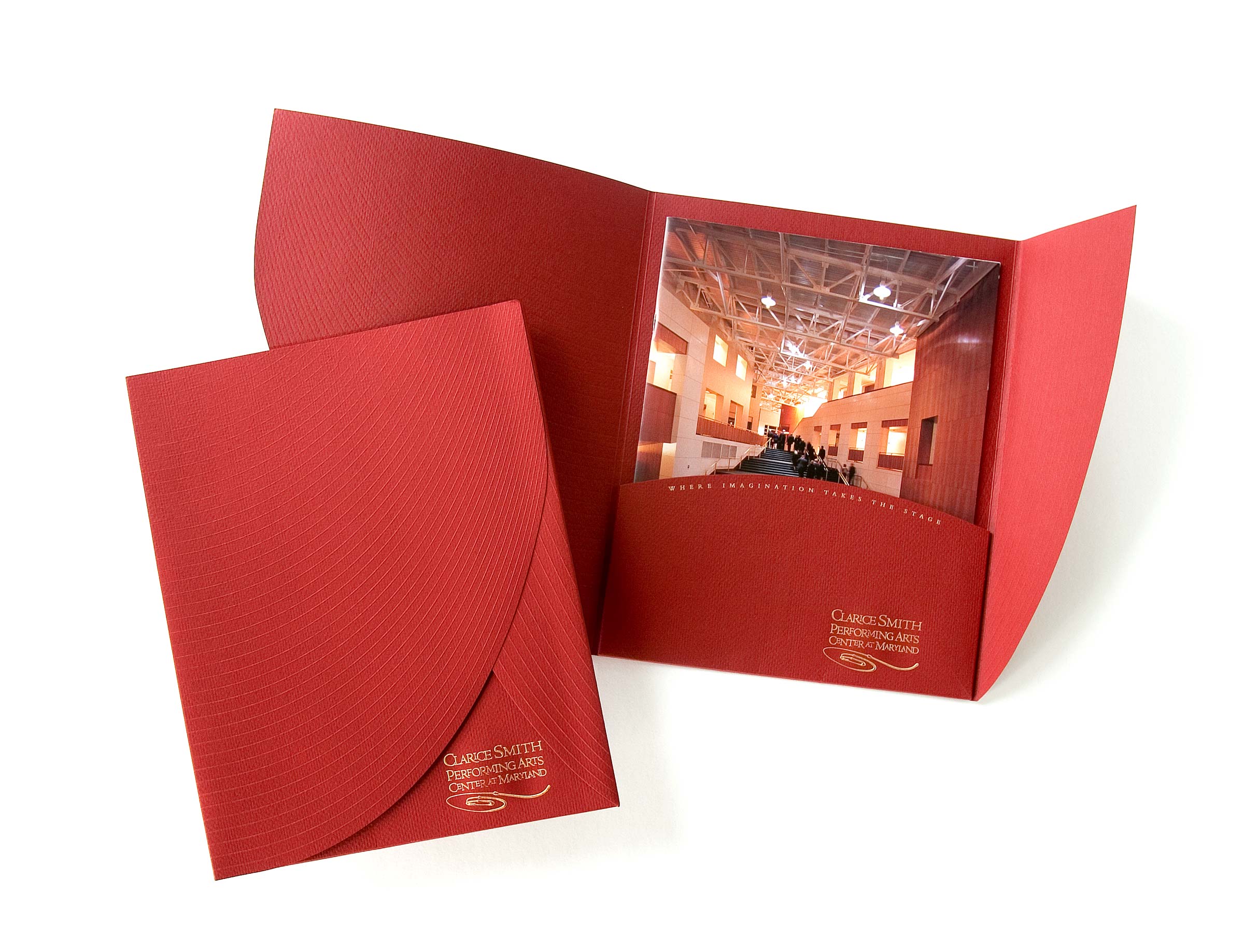 Clarice Smith Performing Arts Center folder and brochure