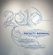 2010 Department of Art Biennial Exhibition Signage