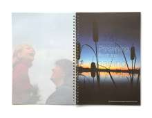 Michigan Engineering Viewbook spread with vellum pages